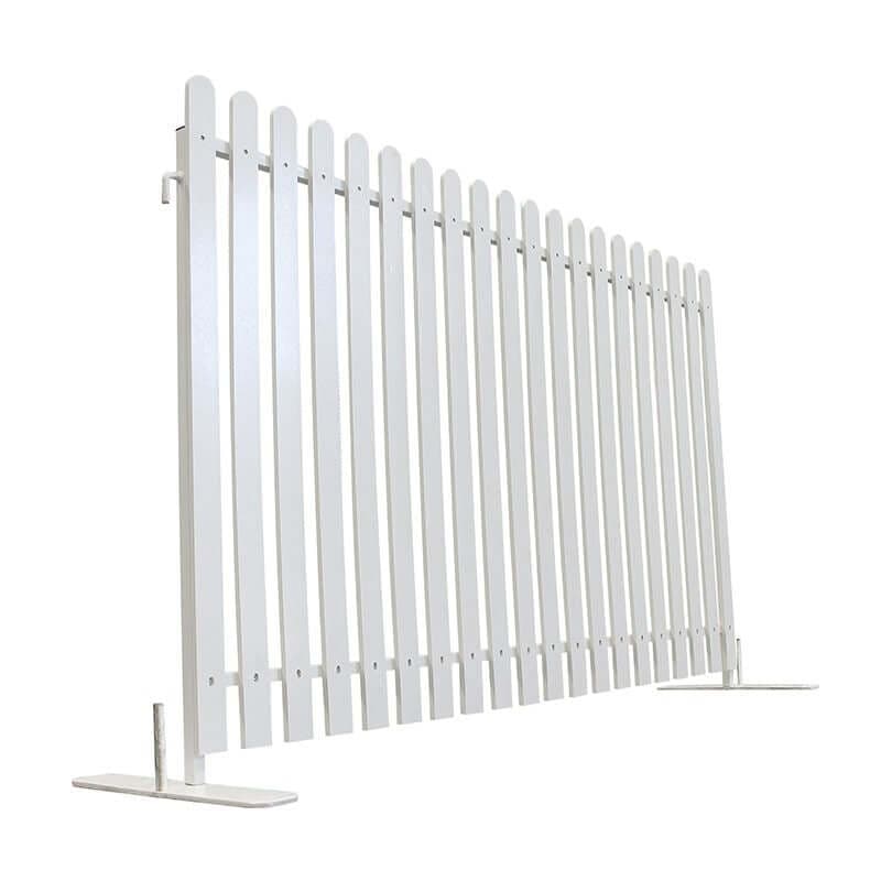 Picket Fence - White (0.8m x 2m)