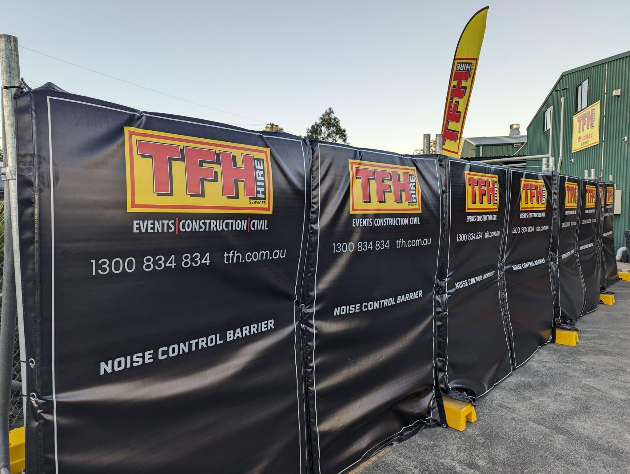 Noise Reduction Barrier - 1.3m (W) x 2m (H)