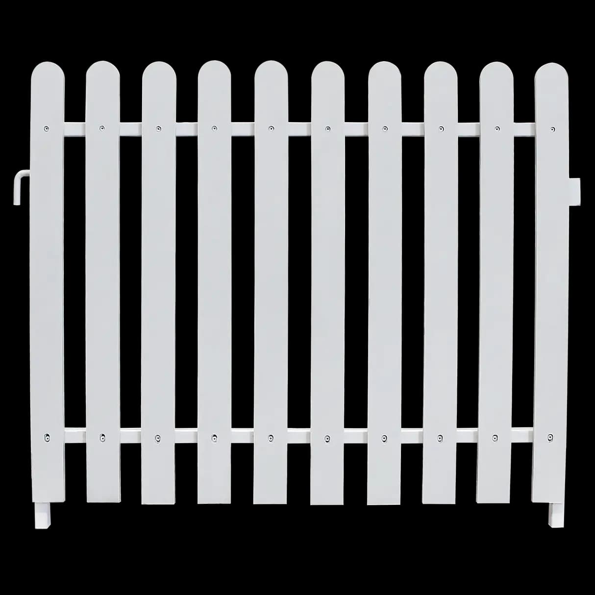 Picket Fence - White (0.8m x 2m)