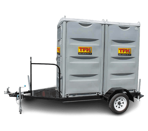 Portable Toilet Trailer (Double)