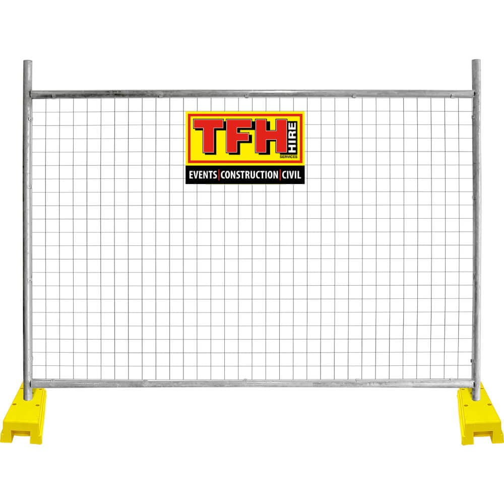 Temporary Mesh Fence Panels - Heavy Duty 40mm (2.5m)
