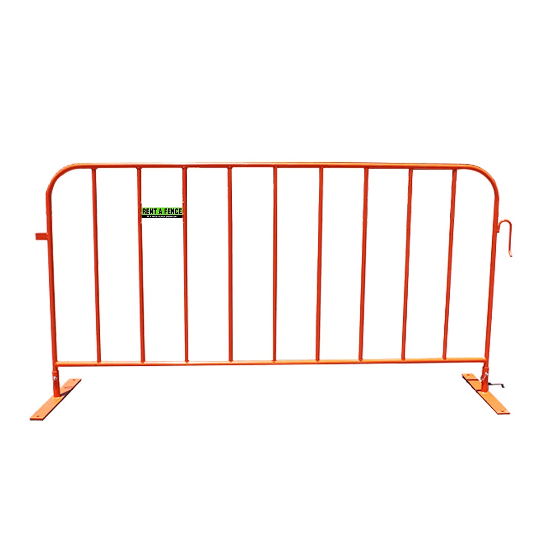 Crowd Control Barriers - 2.1m (Orange)